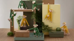 Kay Bojesen Denmark Decoración Infantil|Decoración Infantil<Mono Kay Bojesen mini vintage, Verde