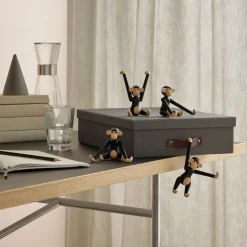 Kay Bojesen Denmark Decoración Infantil|Decoración Infantil<Mono mini Kay Bojesen, Roble teñido oscuro Marrón