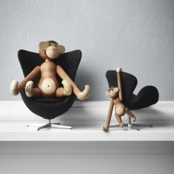 Kay Bojesen Denmark Decoración Infantil|Decoración Infantil<Mono mini Kay Bojesen, Teca-madera de limba Marrón