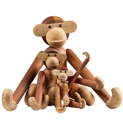 Kay Bojesen Denmark Decoración Infantil|Decoración Infantil<Mono mini Kay Bojesen, Teca-madera de limba Marrón