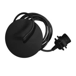 Umage Cables Y Suspensiones Para Lámparas<Montura para lámpara de techo Rosette metal, Negro