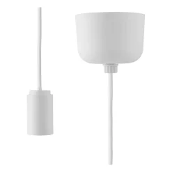 Normann Copenhagen Otros Accesorios De Iluminación<Montura para lámpara de techo Puff 2,5 m, Blanco