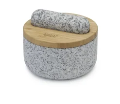 Joseph Joseph Mortero Dash Ø15,5 cm, Bambú de granito Gris New