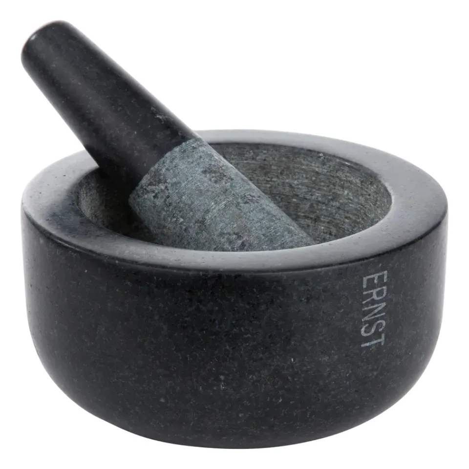 ERNST Mortero granito , grande Ø14 cm Negro Best