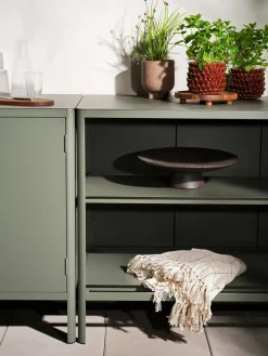 Brafab Mueble bajo de cocina exterior Kelia con fregadero, Nordic green, 121x90x64 Verde Sale