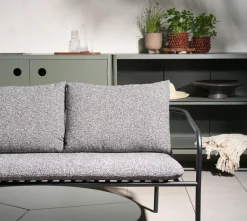 Brafab Mueble bajo de cocina exterior Kelia con fregadero, Nordic green, 121x90x64 Verde Sale
