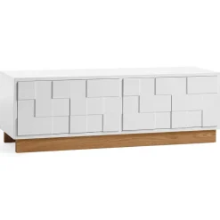 A2 Mesas Para Tv Y Media|Mesas Para Tv Y Media<Mueble TV Collect 2010, – base de roble Blanco