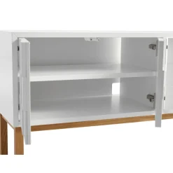A2 Mueble TV con patas Collect 2010, patas de roble Blanco Online