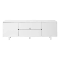 1898 Mesas Para Tv Y Media|Mesas Para Tv Y Media<Mueble TV Square, Blanco