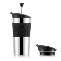 Bodum Tazas Portátiles Y Tazas Térmicas<Mug de viaje con émbolo Travel Press, Negro