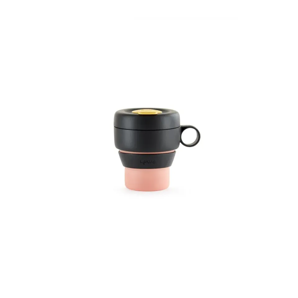 Lékué Tazas Portátiles Y Tazas Térmicas<Mug To Go 350 ml, Coral Rosa