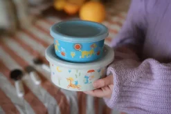Rätt Start Mumin 80 fiambreras 2 piezas, Beige-azul BeigeAzul Hot