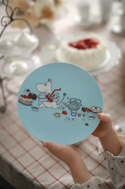 Rätt Start Mumin Picknick plato Ø19,5 cm, claro Azul Online