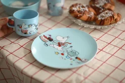 Rätt Start Mumin Picknick plato Ø19,5 cm, claro Azul Online