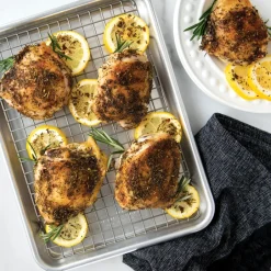 Nordic Ware Otros Utensilios De Cocina<Naturals quarter sheet bandeja de horno con rejilla, Plata Plateado