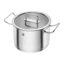Zwilling Ollas<Olla alta pro con tapa de vidrio acero inoxidable, 6,2 L Plateado