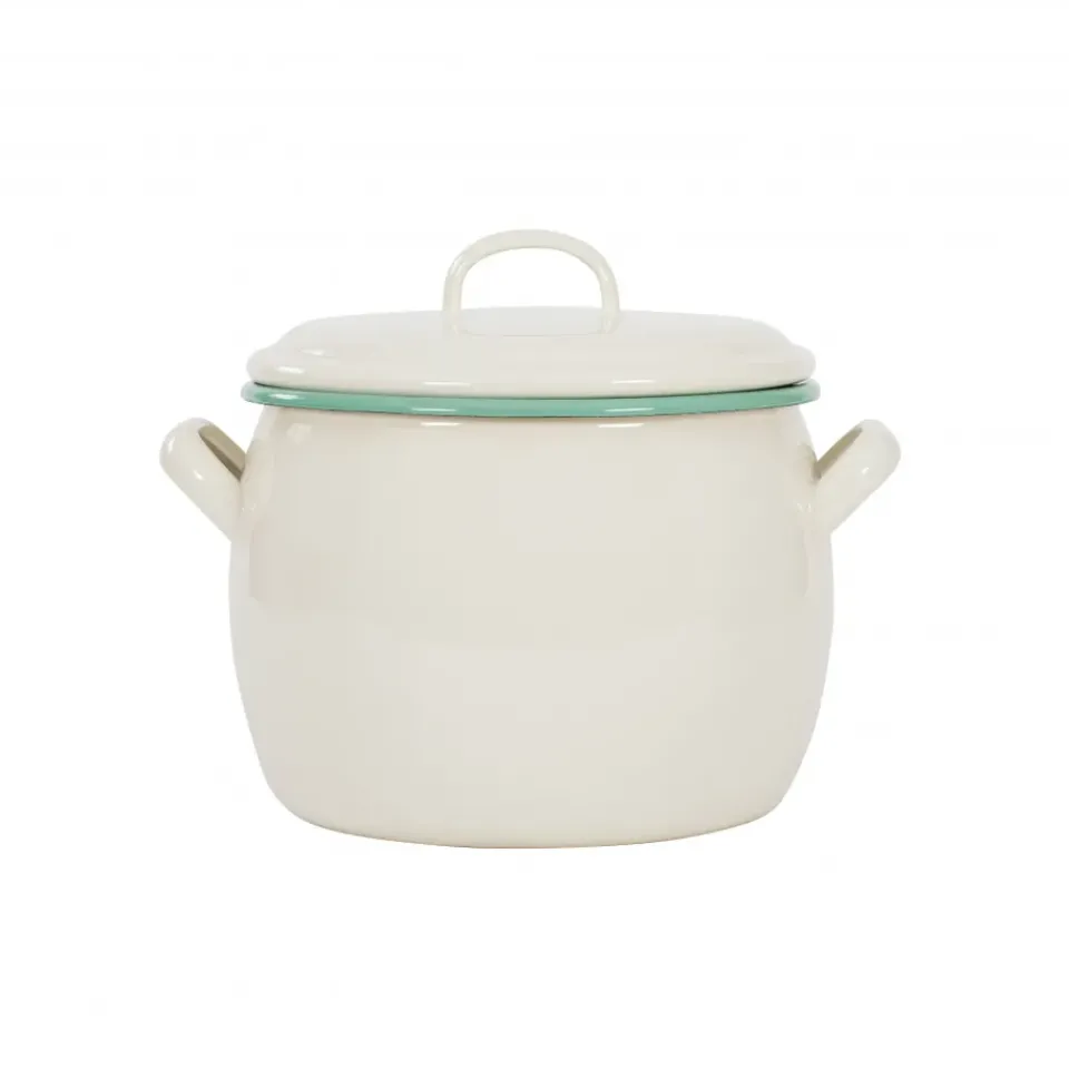 Kockums Jernverk Ollas<Olla con tapa Kockums 4 l, Cream Lux (beige) BeigeVerde