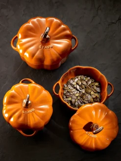 STAUB Fuentes De Horno<Olla de calabaza de gres , 0,47 l Canela Naranja