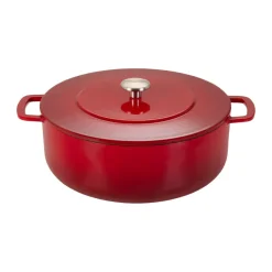 Combekk Ollas De Hierro Fundido<Olla de hierro fundido esmaltada Enameled Ø28 cm , Cherry Rojo