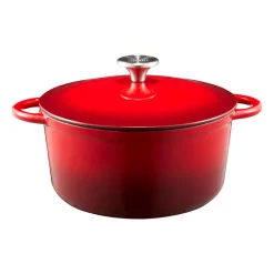 Dorre Ollas De Hierro Fundido|Ollas<Olla de hierro fundido esmaltada Gretl 4 L, Rojo