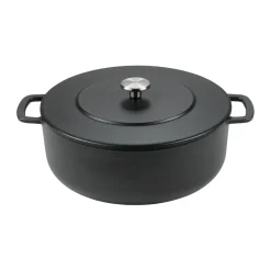 Combekk Ollas De Hierro Fundido<Olla de hierro fundido esmaltada Enameled Ø28 cm , Negro Rojo