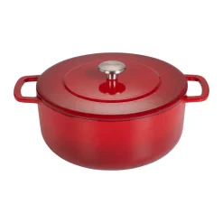 Combekk Olla de hierro fundido esmaltada Enameled Ø24 cm , Cherry Rojo Discount