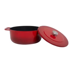 Combekk Olla de hierro fundido esmaltada Enameled Ø24 cm , Cherry Rojo Discount