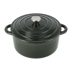 Nordwik Ollas De Hierro Fundido|Ollas<Olla de hierro fundido redonda 5 l, Verde