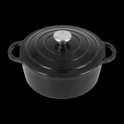 Nordwik Ollas De Hierro Fundido|Ollas<Olla de hierro fundido redonda 2,5 l, Negro