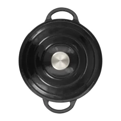 Nordwik Ollas De Hierro Fundido|Ollas<Olla de hierro fundido redonda 2,5 l, Negro
