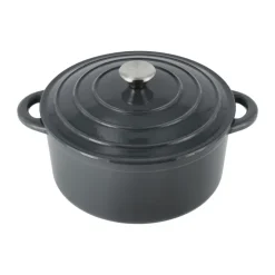 Nordwik Ollas De Hierro Fundido<Olla de hierro fundido redonda 5 l, Gris