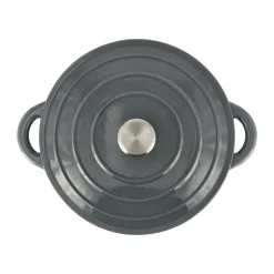 Nordwik Ollas De Hierro Fundido<Olla de hierro fundido redonda 5 l, Gris
