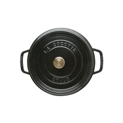 STAUB Ollas De Hierro Fundido<Olla de hierro fundido redonda 3,8 l, Negro