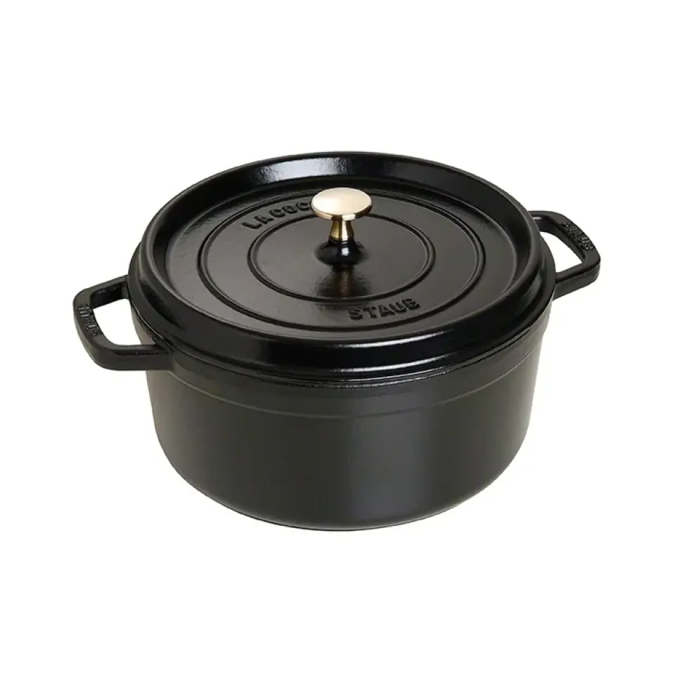 STAUB Ollas De Hierro Fundido<Olla de hierro fundido redonda 5,2 l, Negro