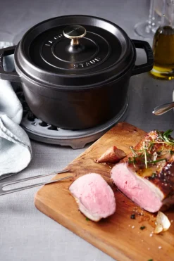 STAUB Ollas De Hierro Fundido<Olla de hierro fundido redonda 5,2 l, Negro