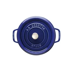 STAUB Ollas De Hierro Fundido<Olla de hierro fundido redonda, tres capas de esmalte 3,8 l, oscuro Azul