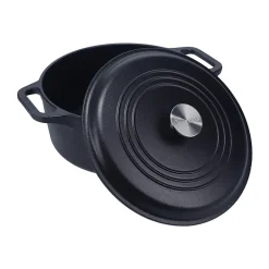 Victoria Ollas De Hierro Fundido<Olla de hierro fundido , previamente curada, 6,6 L Negro