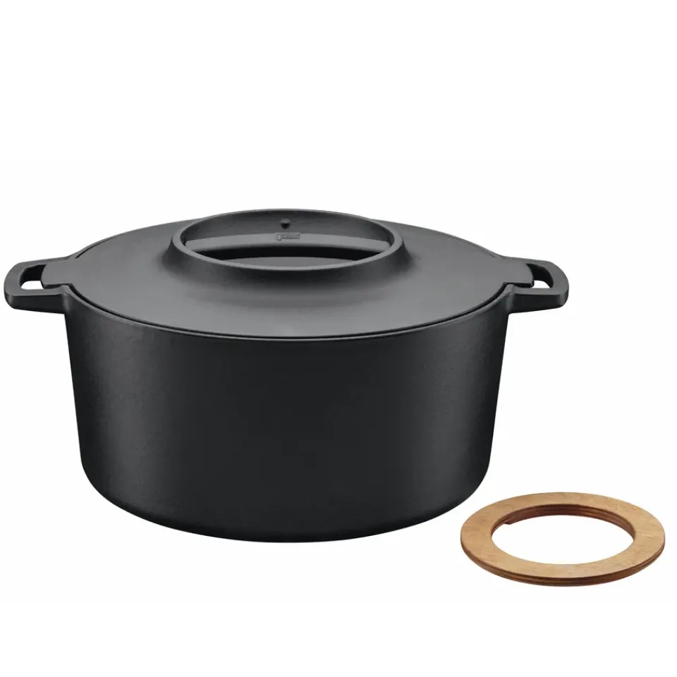 Fiskars Ollas De Hierro Fundido|Ollas<Olla de hierro Norden, 6 l Negro