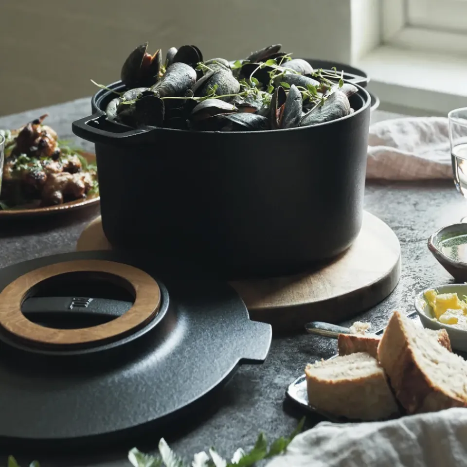 Fiskars Ollas De Hierro Fundido|Ollas<Olla de hierro Norden, 6 l Negro