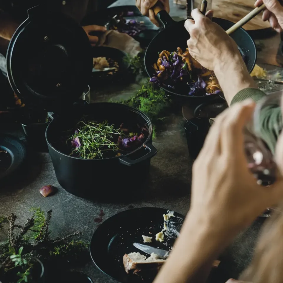 Fiskars Ollas De Hierro Fundido|Ollas<Olla de hierro Norden, 6 l Negro