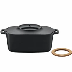 Fiskars Olla de hierro Norden ovalada, 5 l Negro Outlet