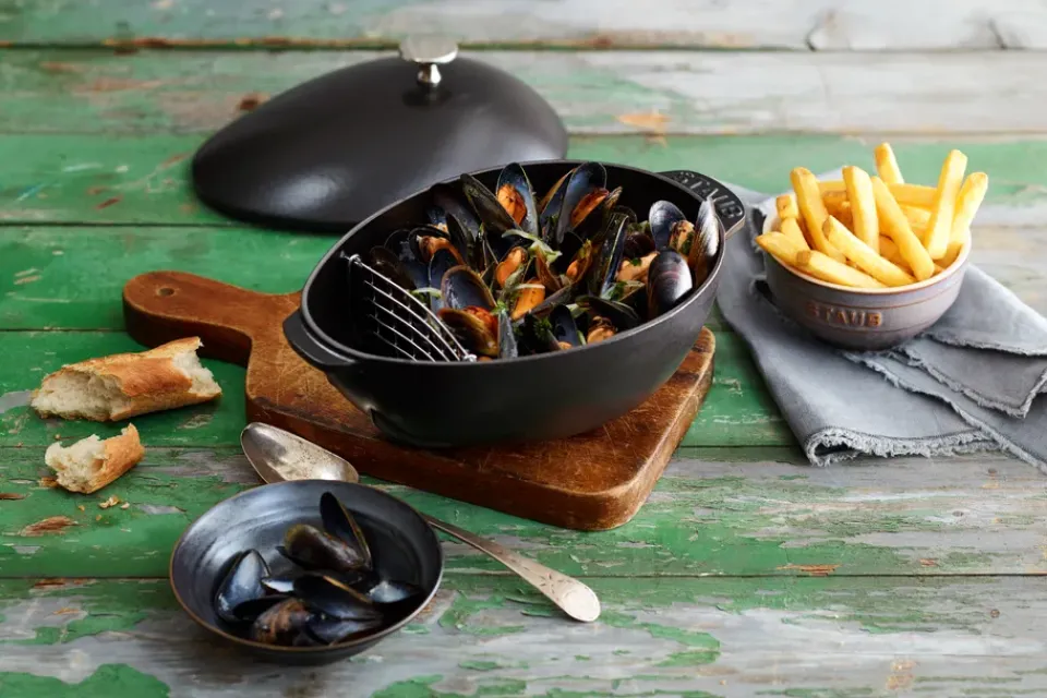 STAUB Ollas De Hierro Fundido|Ollas<Olla de mejillones de hierro fundido 2 l, Negro