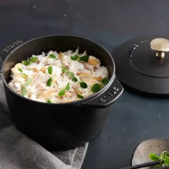 STAUB Olla hierro fundido Rice cocotte 1,6 L, Negro Sale