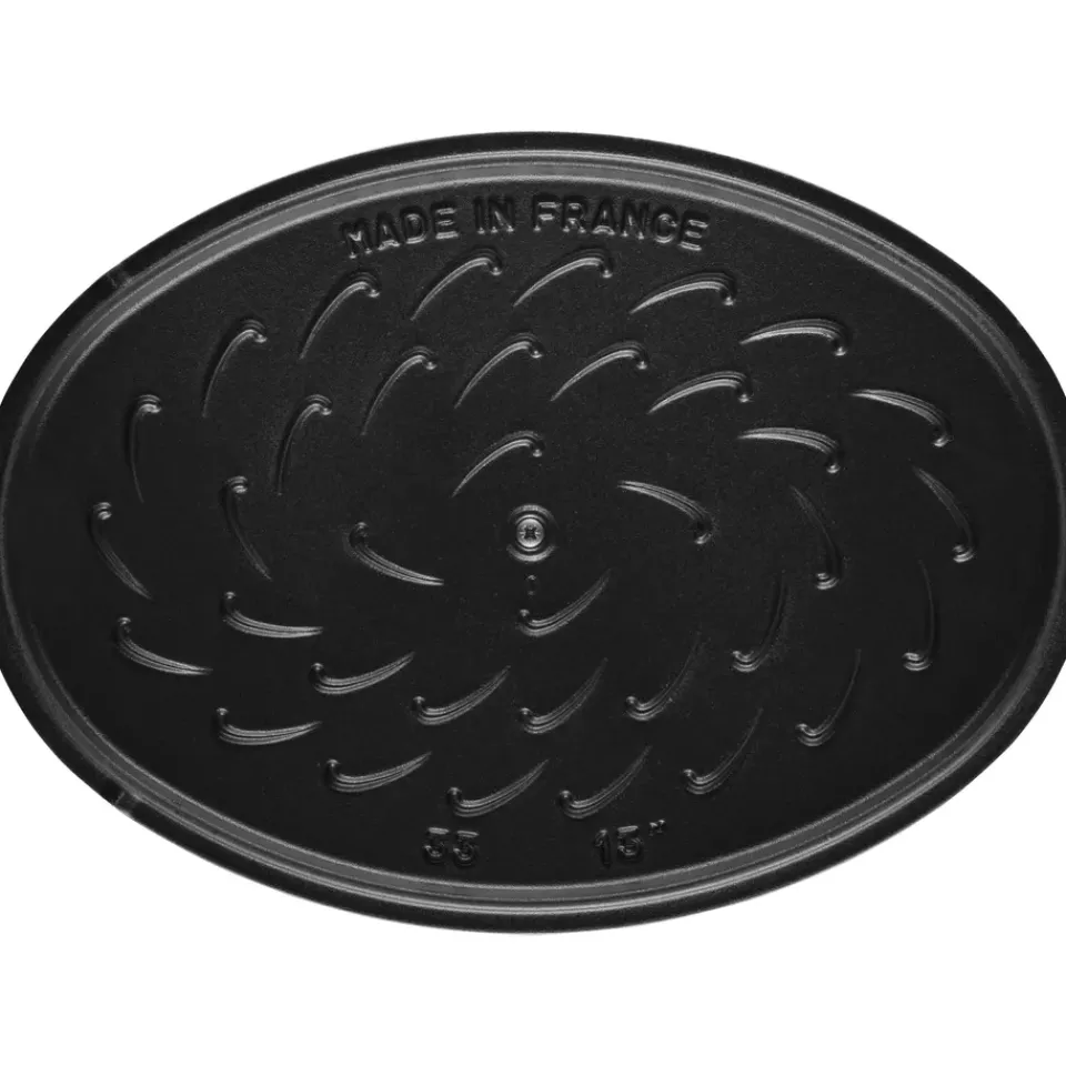 STAUB Olla La Mer ovalada, tres capas de esmalte, 32 cm Turquesa Discount