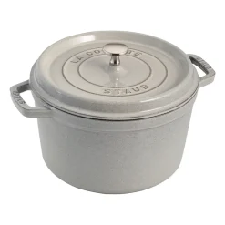 STAUB Ollas De Hierro Fundido<Olla modelo alto redonda 4,8 L, White Truffle Blanco