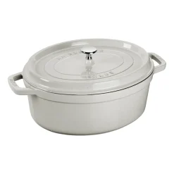 STAUB Ollas De Hierro Fundido<Olla ovalada White Truffle, 3,2 l Blanco