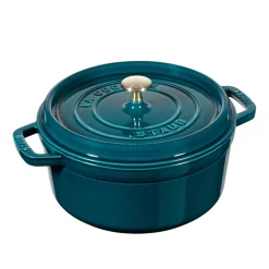 STAUB Ollas De Hierro Fundido|Ollas<Olla redonda La Mer, tres capas de esmalte, 3,8 l Azul