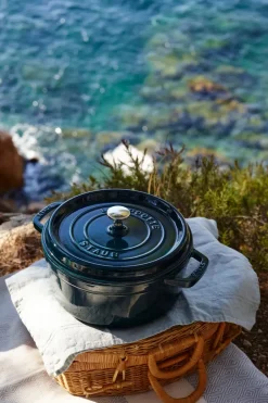 STAUB Ollas De Hierro Fundido|Ollas<Olla redonda La Mer, tres capas de esmalte, 3,8 l Azul