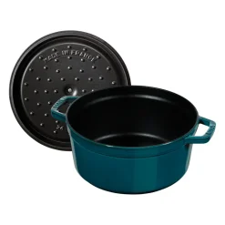 STAUB Ollas De Hierro Fundido<Olla redonda La Mer, tres capas de esmalte, 5,2 l Azul