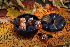 STAUB Olla calabaza en gres , 0,47 L Negro Hot
